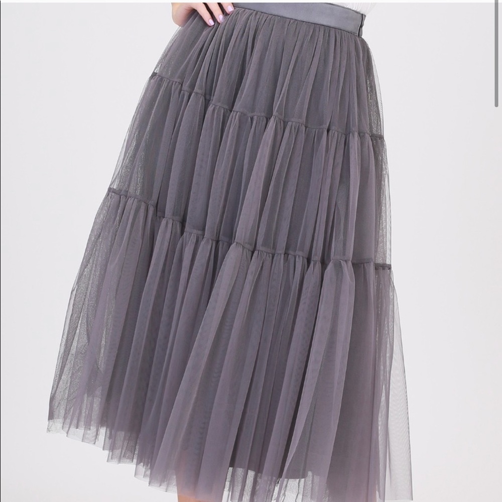 Hyfve Tulle Midi Skirt size S